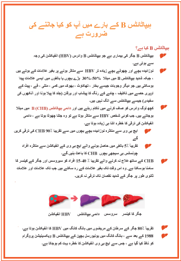 ہیپاٹائٹس B کے بارے میں آپ کو کیا جاننے کی ضرورت ہے（乙型肝炎你要知）
